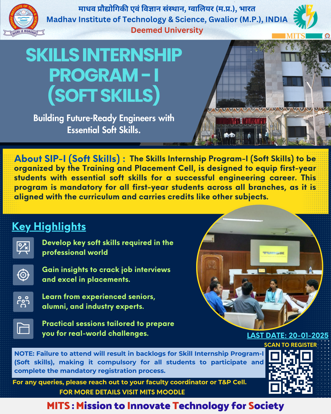 Moodle: Skills Internship Program - I (Soft Skills) for 1st Year ...
